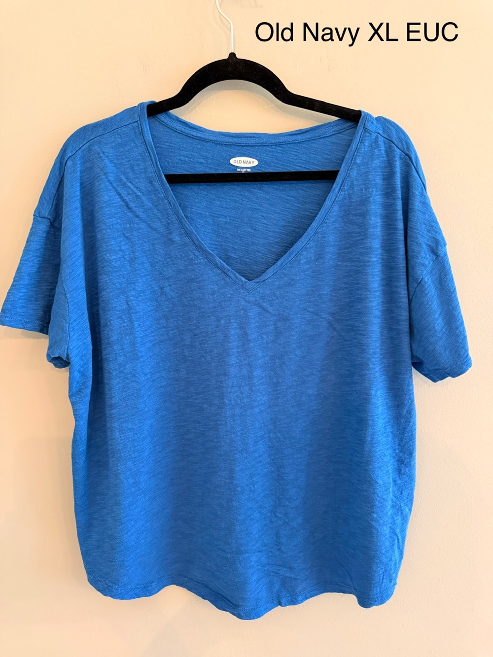 Old Navy Blue V-Neck Short Sleeve Tee